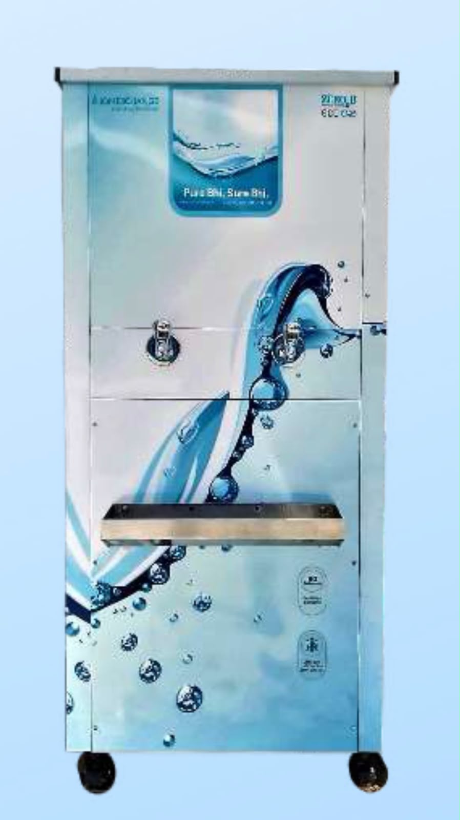Zero B 60–80 LPH Commercial RO + UV Water Cooler Cum Purifier